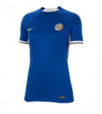 Chelsea Replica Home Stadium Shirt for Women 2023-24 Short Sleeve